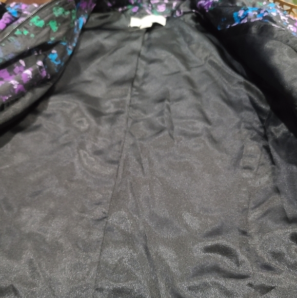 Laura Ashley women's jacket multicolored  art splatter print full zip  sz.L (d7) - Picture 7 of 9